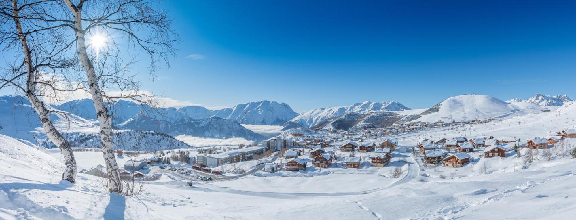 Chalet Alpe D'Huez 1850-Sea And Mountain Pleasure Avec 2 Appartements- 1 Appartement 3 Chambres 8 Couchages - 3 Salles D'Eau Et 1 Appartement 5 Chambres 12 Couchages 5 Salles D'Eau - Jacuzzi Et Sauna -Pieds Des Pistes Et Centre Εξωτερικό φωτογραφία