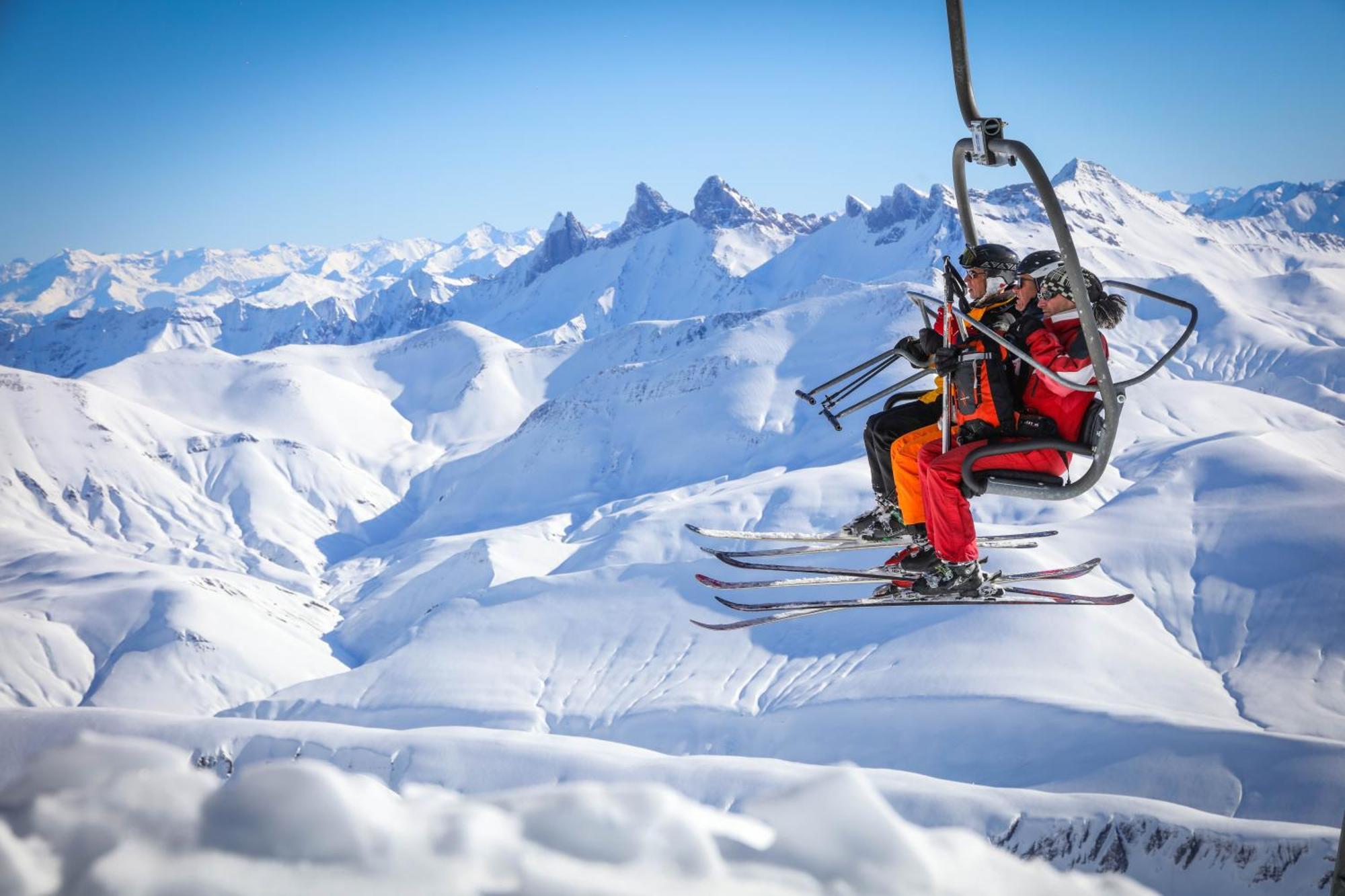Chalet Alpe D'Huez 1850-Sea And Mountain Pleasure Avec 2 Appartements- 1 Appartement 3 Chambres 8 Couchages - 3 Salles D'Eau Et 1 Appartement 5 Chambres 12 Couchages 5 Salles D'Eau - Jacuzzi Et Sauna -Pieds Des Pistes Et Centre Εξωτερικό φωτογραφία